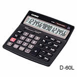 Casio D-60L 16 digit calculator