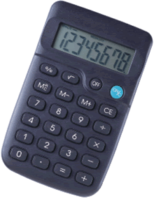 LC-175 8 digit calculator